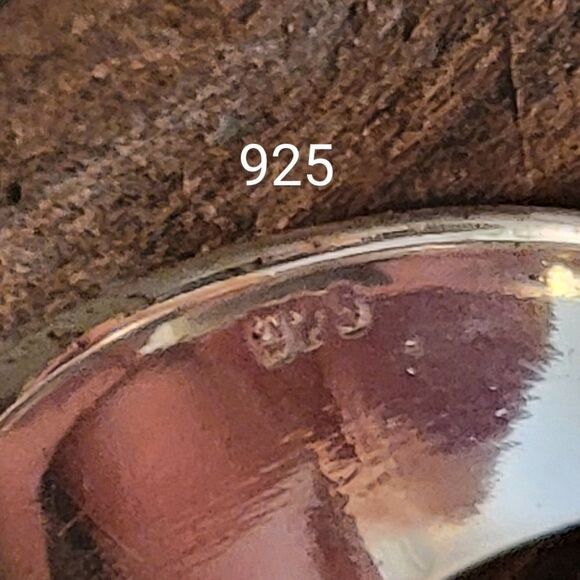 Sterling Extra Wide Contemporary Five Groove Ring Band - Picture 7 of 10